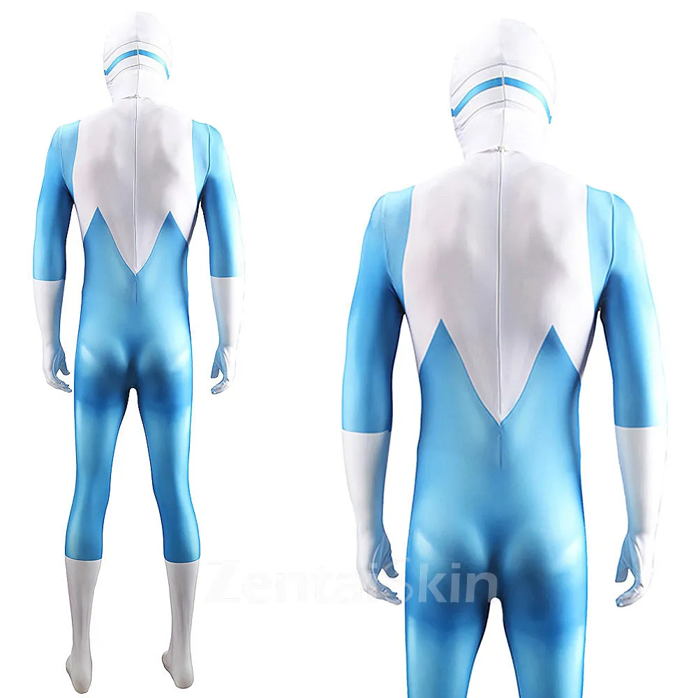 Second Skin the Incredibles 2 Incredibles Ice Man Cosplay Zentai Costume Superman Ice Man Costume Cosplay Zentai Costume