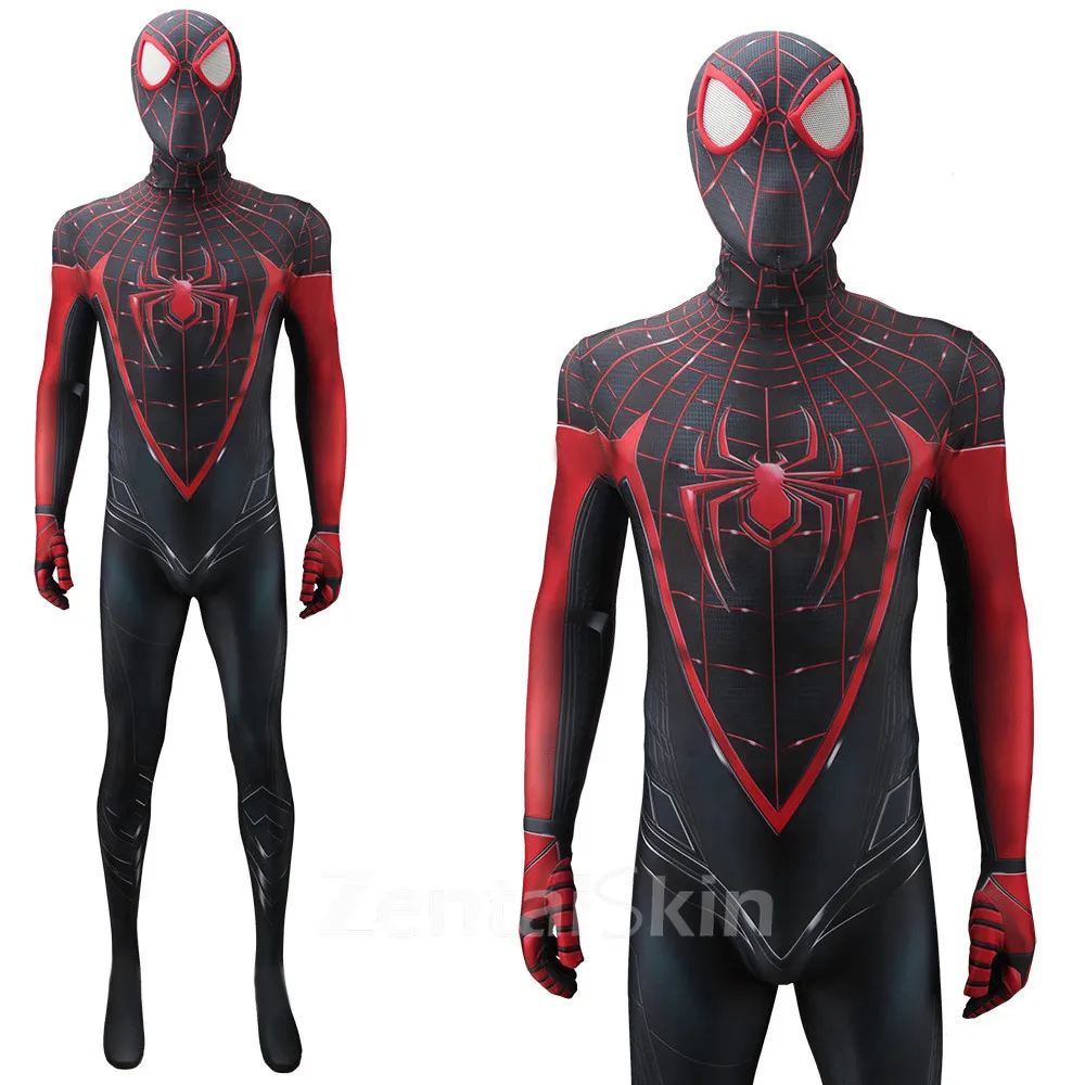 Zentai Second Skin Miles Morales Miles Morales Tights Costumes