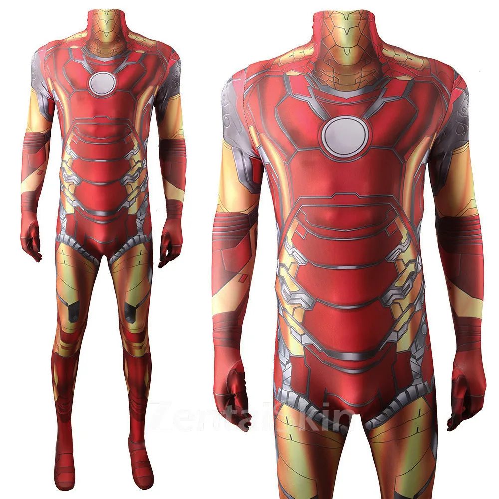 Second Skin Iron Man Iron Man Cosplay Zentai Costume Cosplay Zentai Stage Costumes