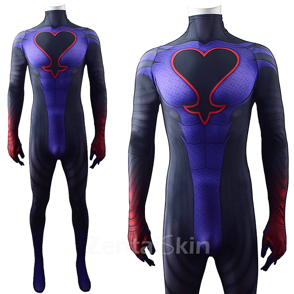 Second Skin Kingdom Hearts Replica Riku Halloween Cosplay Zentai Costumes