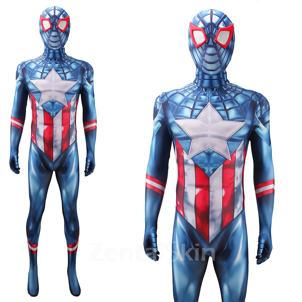 Zentai Second Skin Captain America