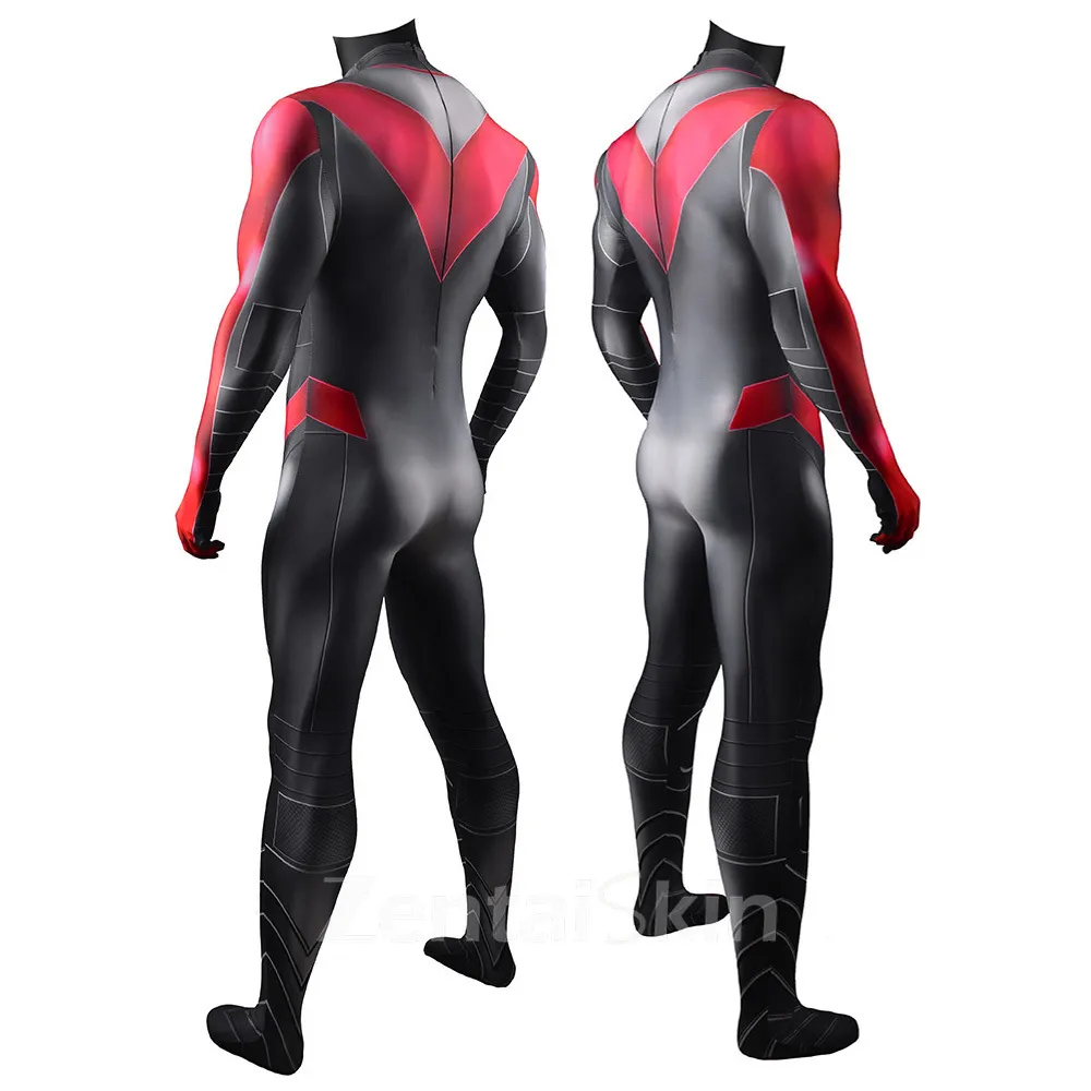 Zentai Second Skin DC Gotham Knights Nightwing Red Nightwing One-piece Tights Costumes