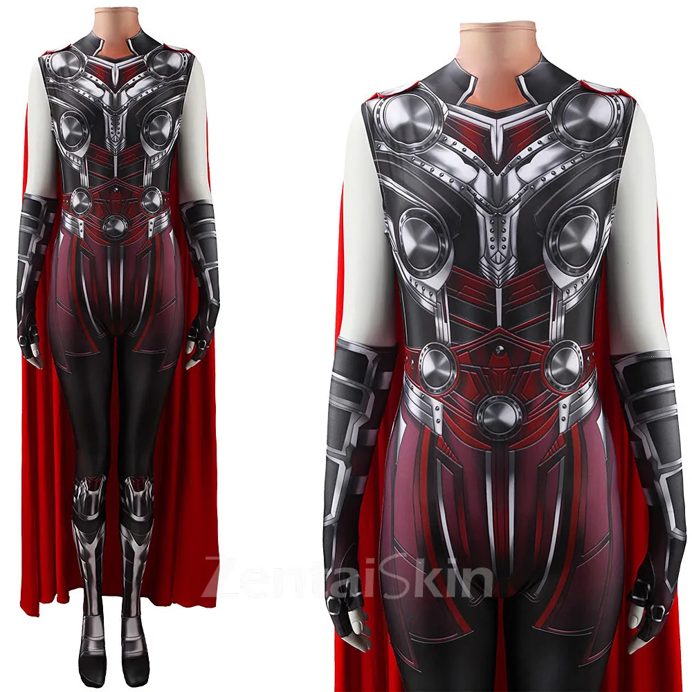 Second Skin Thor Love and Thunder 4: Cosplay Zentai Costume Jane Foster