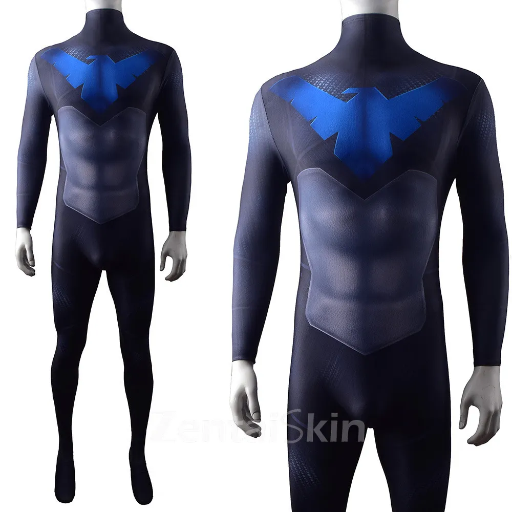 Second Skin DC Nightwing Nightwing Costume Cosplay Zentai Costume Costume
