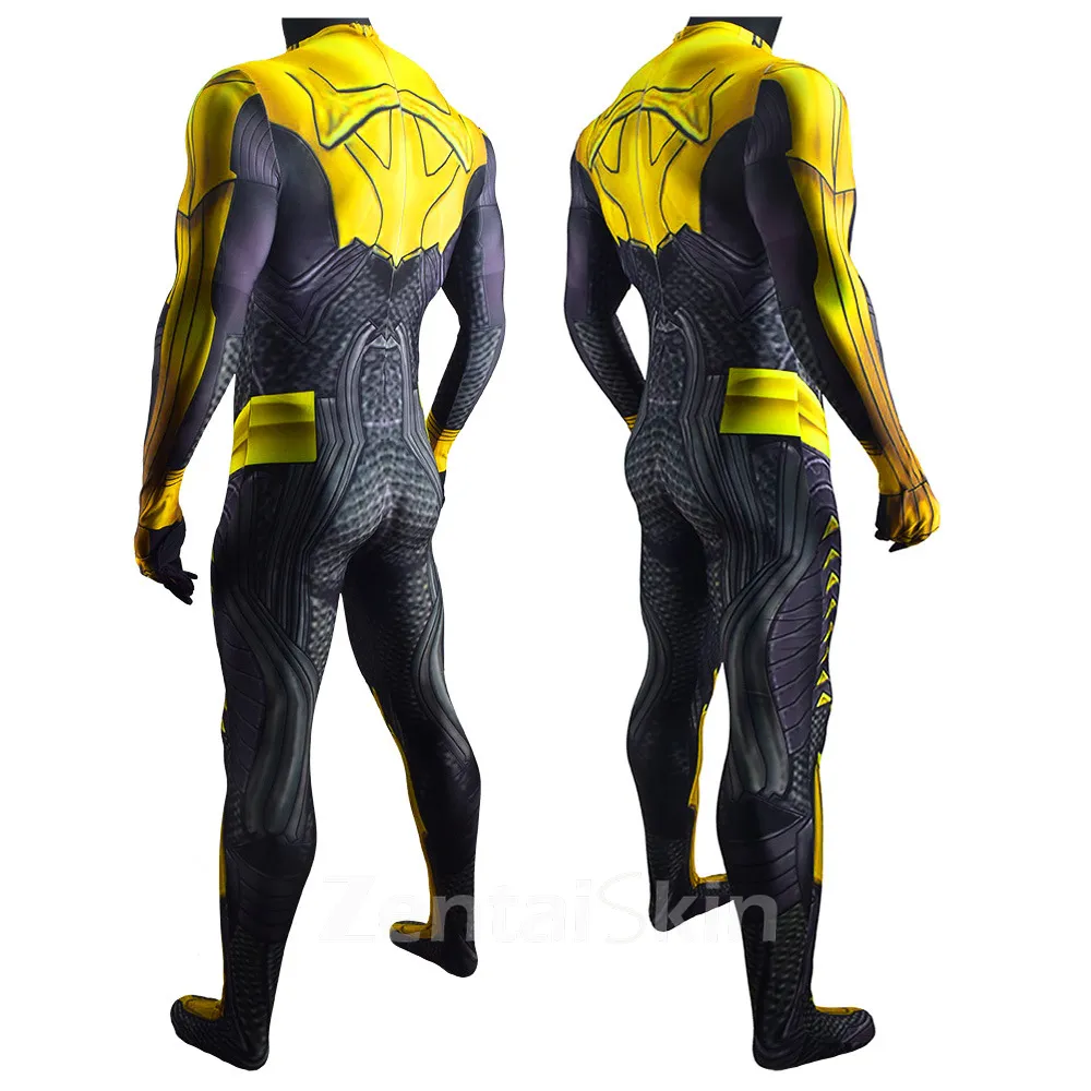 Second Skin DC Villain Hero Thaal Sinestro Cosplay Zentai Costume