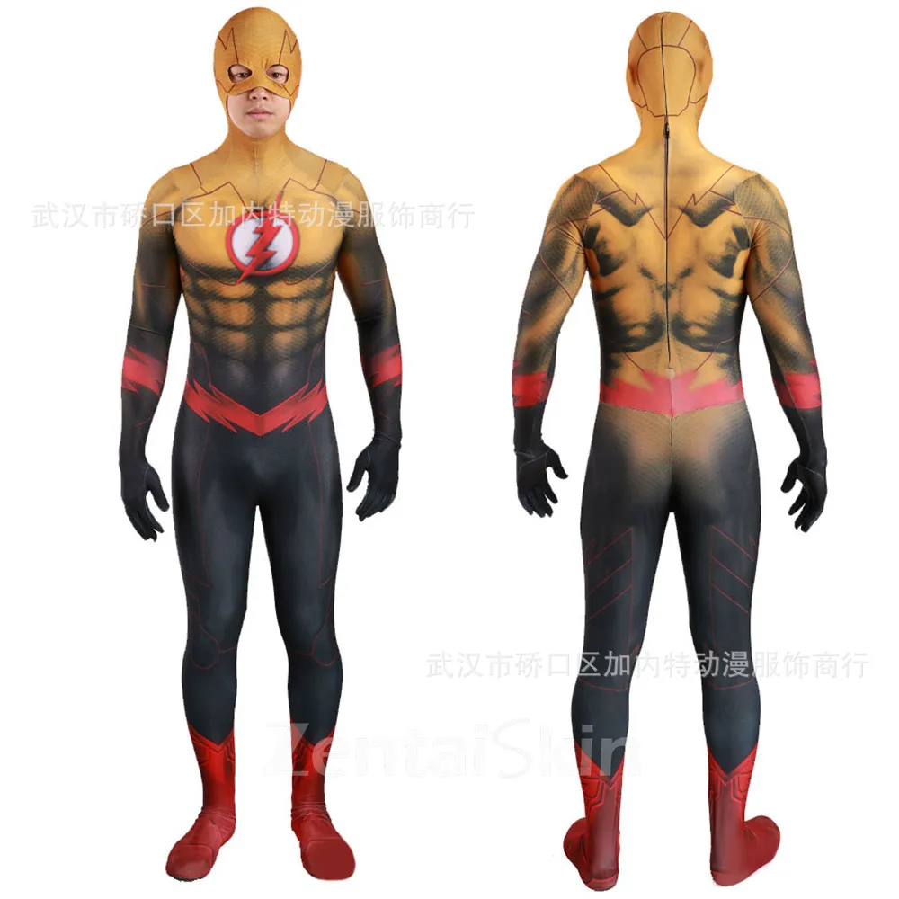Second Skin DC Flash Cosplay Zentai Costume the Flash Costumes