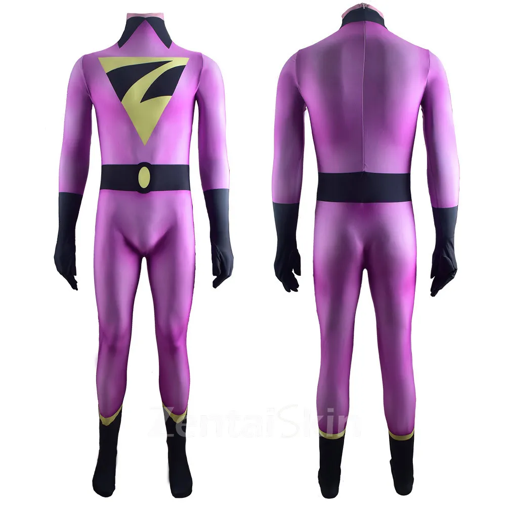 Second Skin Halloween Wonder Twins Costum One-piece Cosplay Zentai Show Costumes