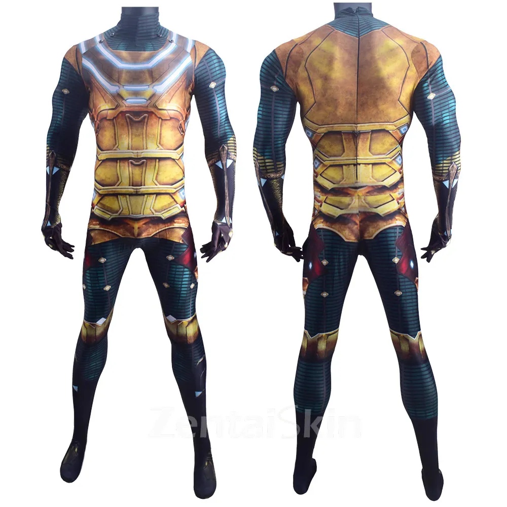 Second Skin Villain Hero Mysterio Cosplay Zentai Costume Stage Costumes Halloween Costumes