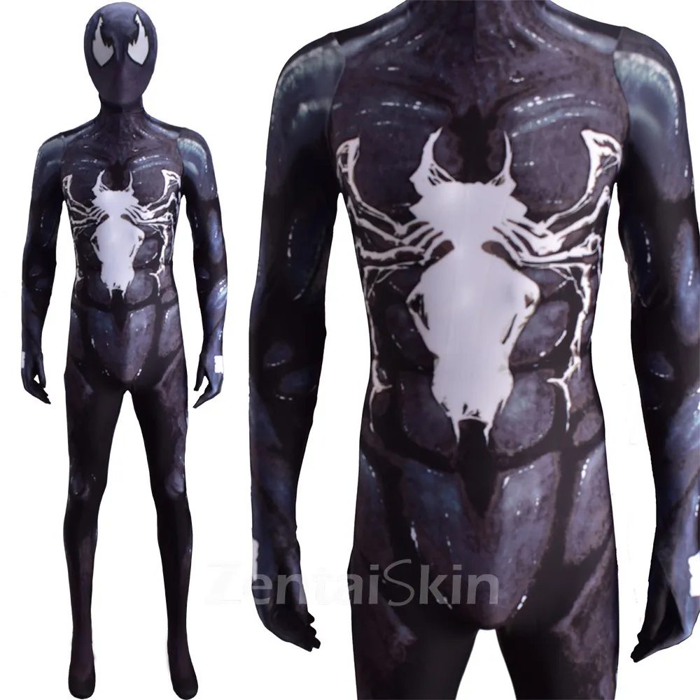 Second Skin Venom Character Tights Cosplay Zentai Costume Halloween Costume