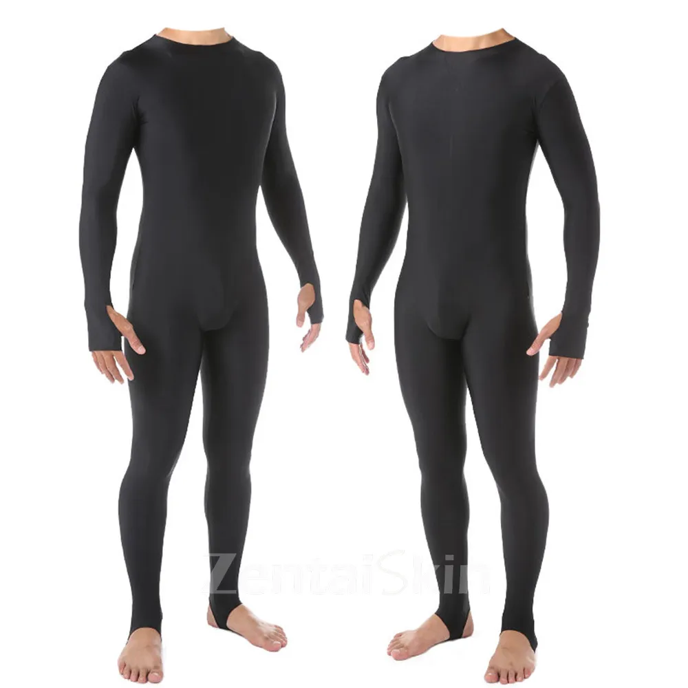 Zentai Second Skin Black Lingerie One-piece Undersuit Biack Cos Undersuit Halloween Costume