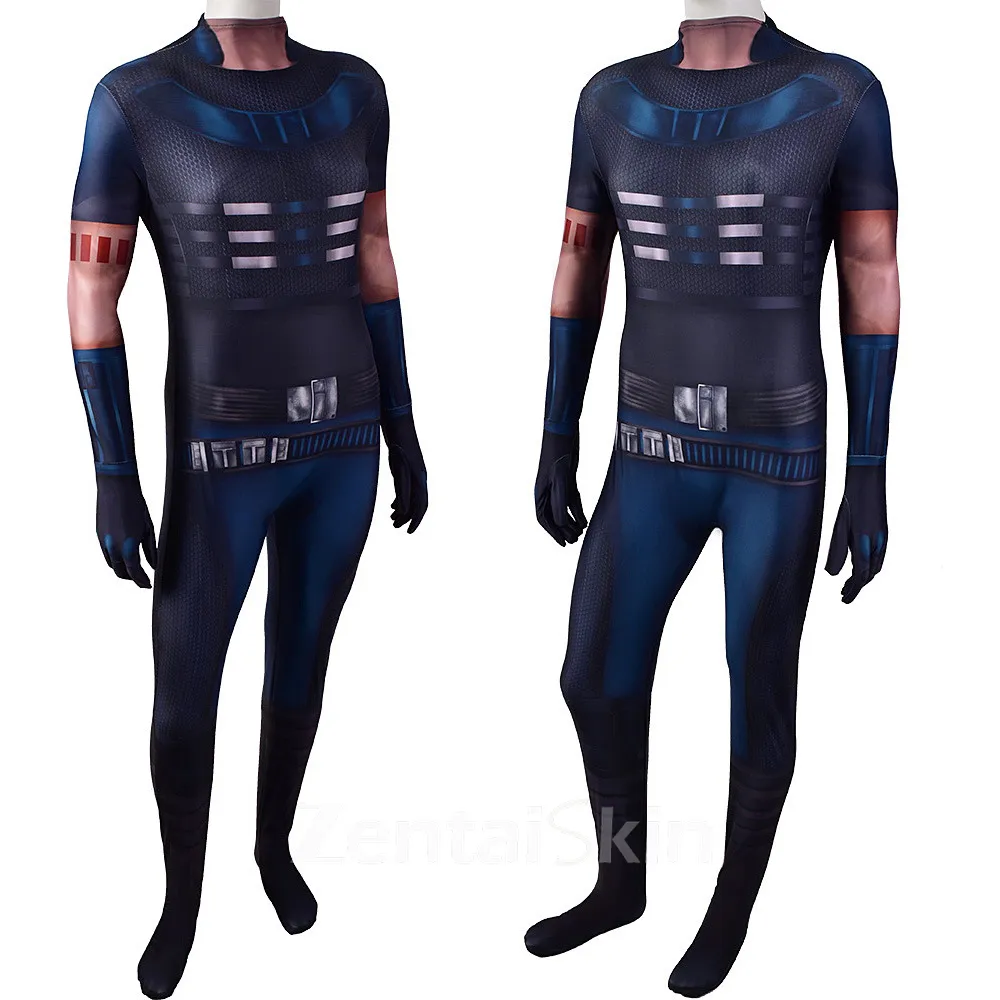 Second Skin Star Wars the Mandalorian Costume Cosplay Zentai Costume Halloween Stage Costumes Show Costumes