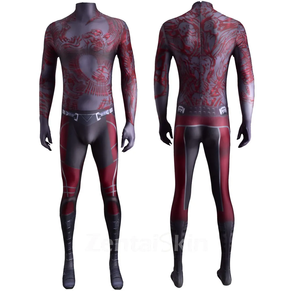 Second Skin Guardians of the Galaxy Destroyer De Cos Costume Cosplay Zentai Costume One-piece Tights