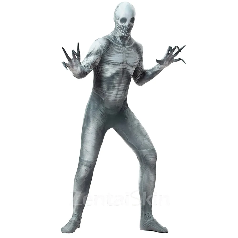 Zentai Second Skin Halloween Horror Zombie All-inclusive Tights Jumpsuit Halloween Stage Costumes Coshalloween Costumes