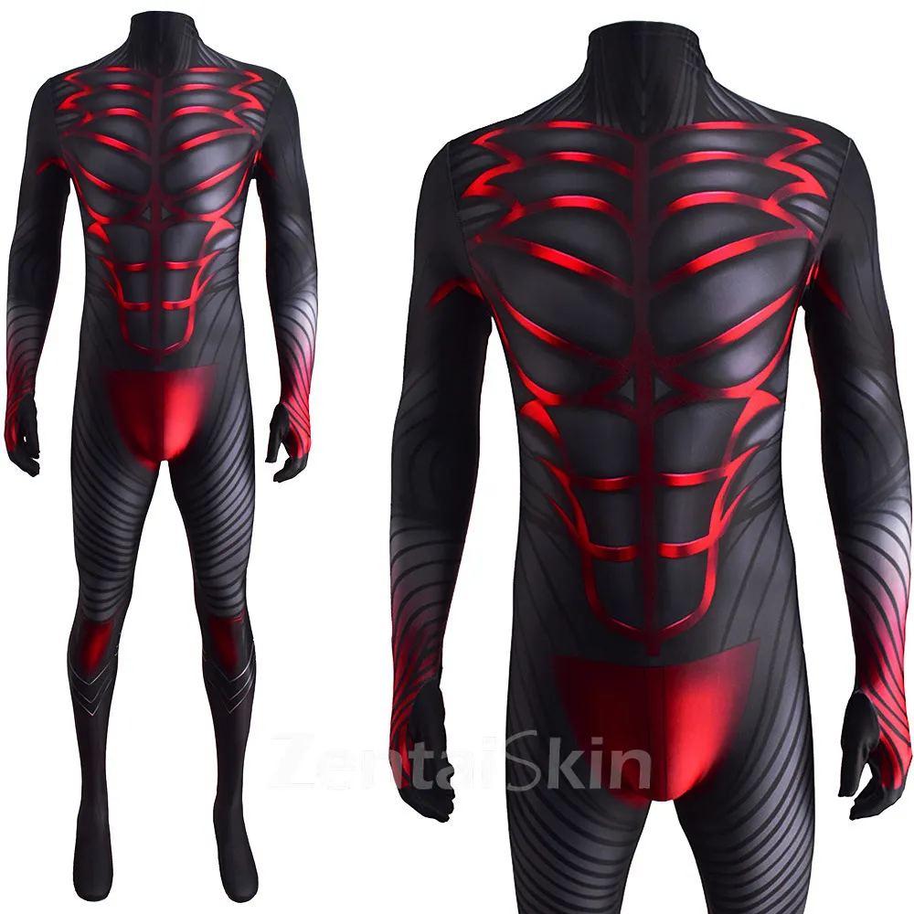 Second Skin Kingdom Hearts Cosplay Zentai Costume Cosplay Zentai Costume Stage Costumes