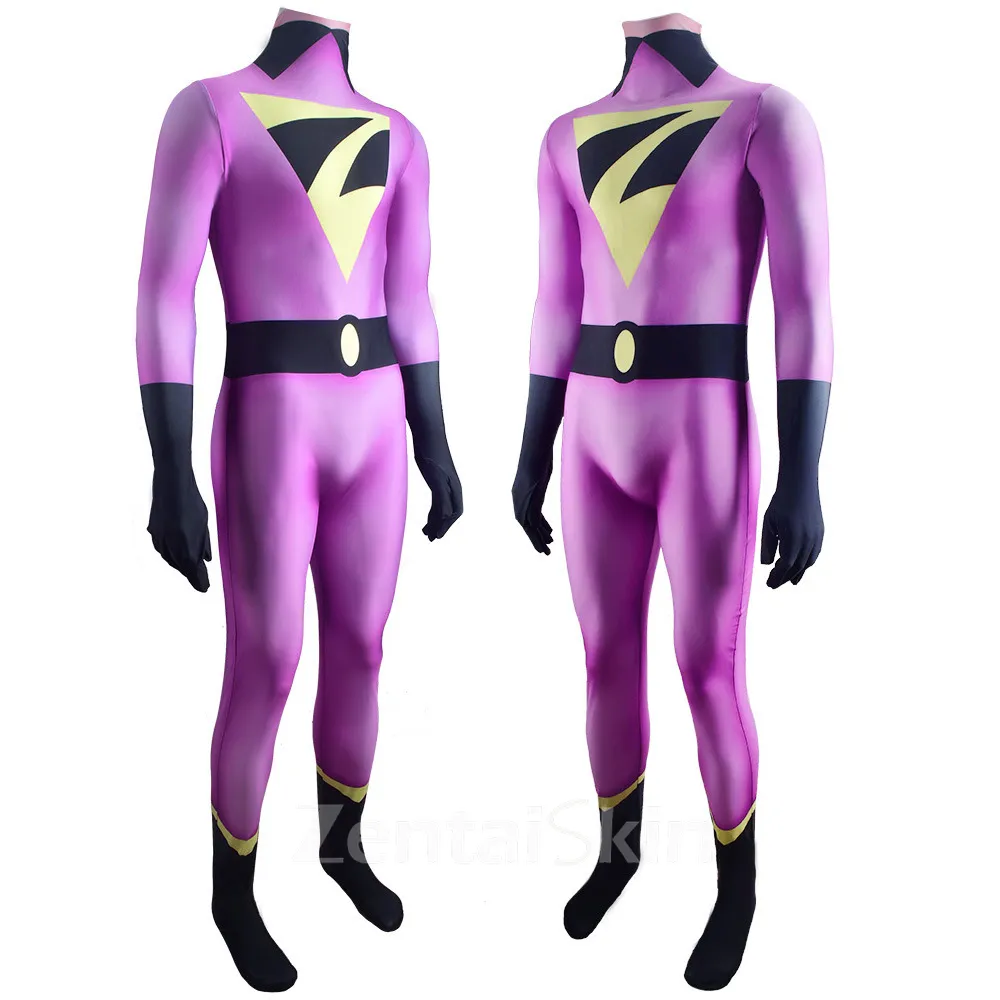 Second Skin Halloween Wonder Twins Costum One-piece Cosplay Zentai Show Costumes