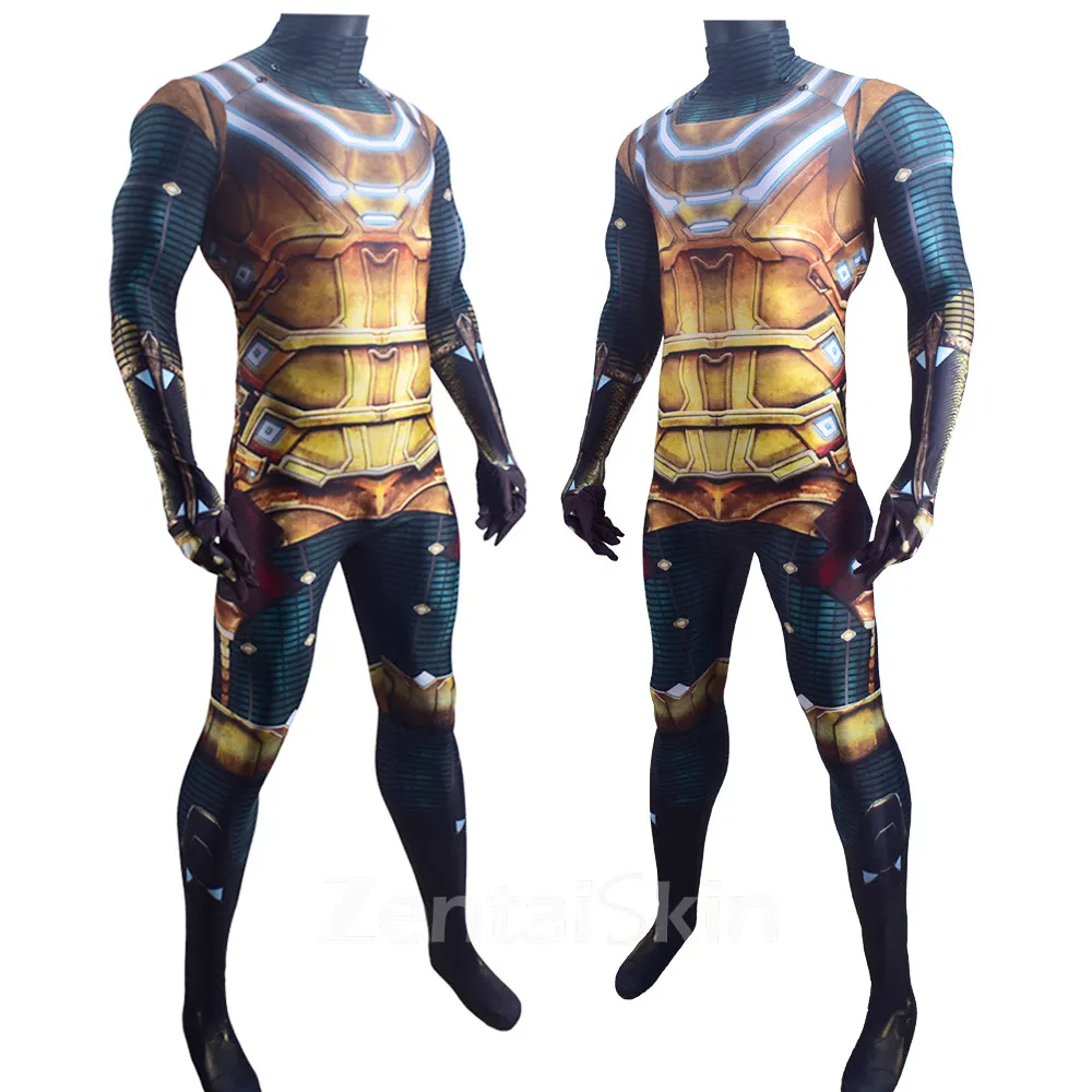 Second Skin Villain Hero Mysterio Cosplay Zentai Costume Stage Costumes Halloween Costumes