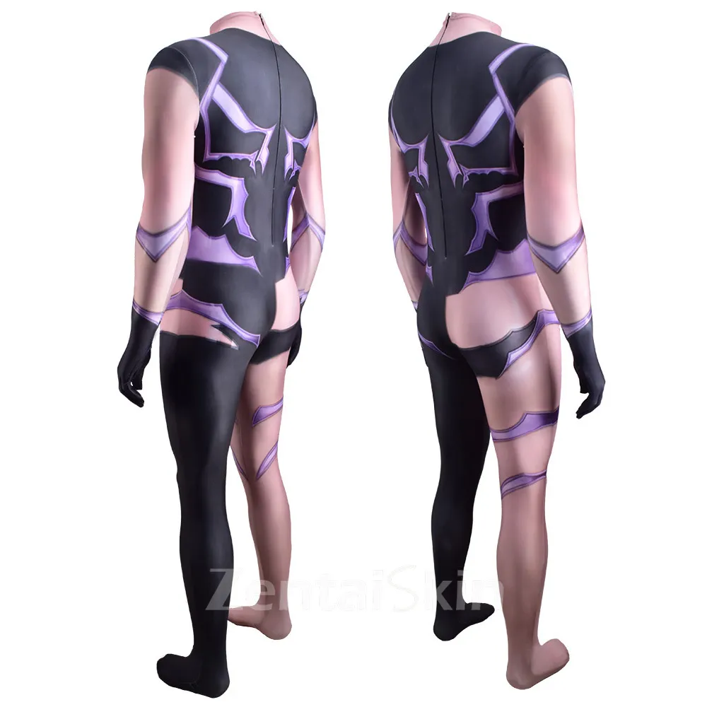 Second Skin Valkyrie Cosplay Zentai Costume Halloween Stage Costumes Valkyrie-the-white-knight