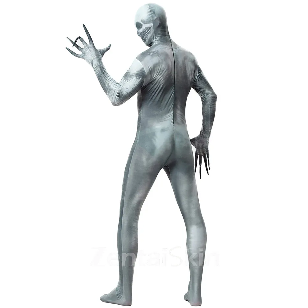 Zentai Second Skin Halloween Horror Zombie All-inclusive Tights Jumpsuit Halloween Stage Costumes Coshalloween Costumes