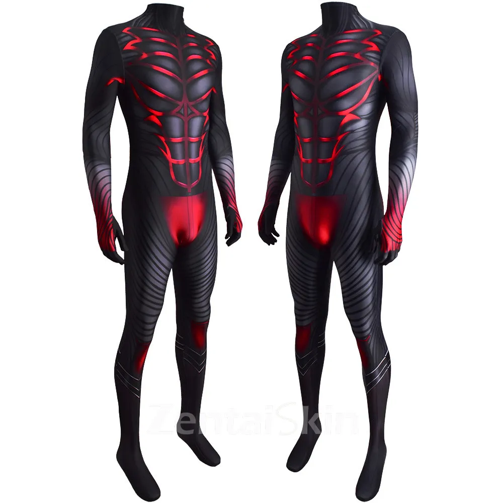 Second Skin Kingdom Hearts Cosplay Zentai Costume Cosplay Zentai Costume Stage Costumes