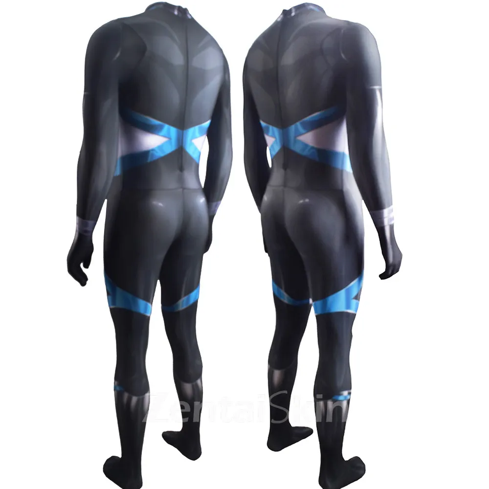 Second Skin X-men X-men Neena Thurman Domino Cosplay Zentai Costume Halloween Cosplay Zentai Costume