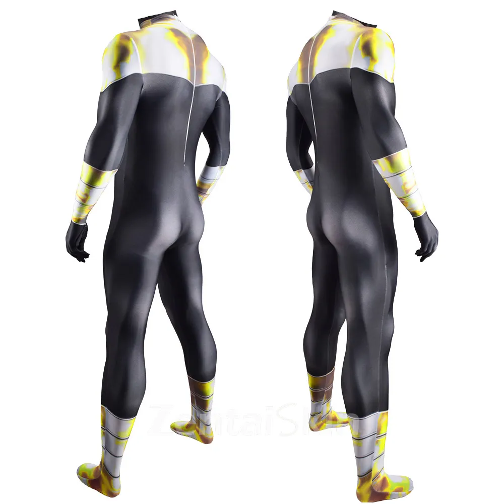 Second Skin Comic Book Hero Shazam Cosplay Zentai Costume Cosplay Zentai Costume Stage Costumes Cosplay Zentai Show Costumes