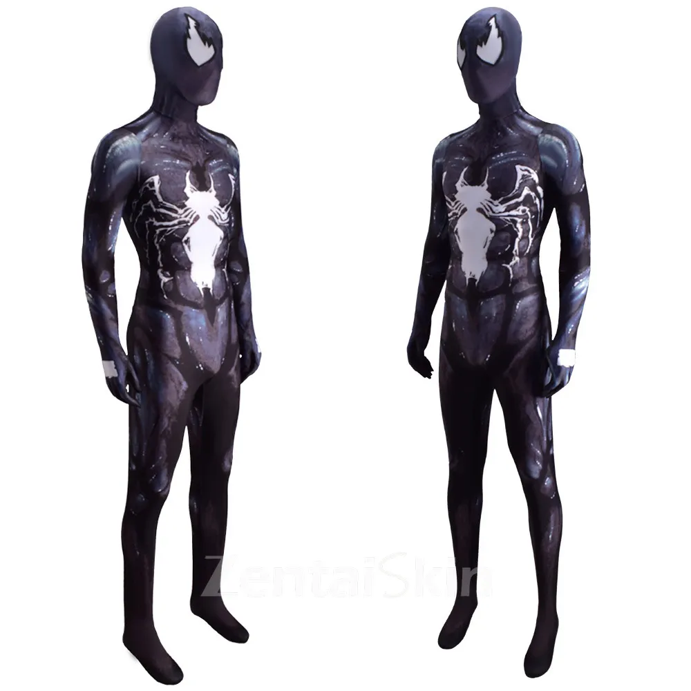 Second Skin Venom Character Tights Cosplay Zentai Costume Halloween Costume