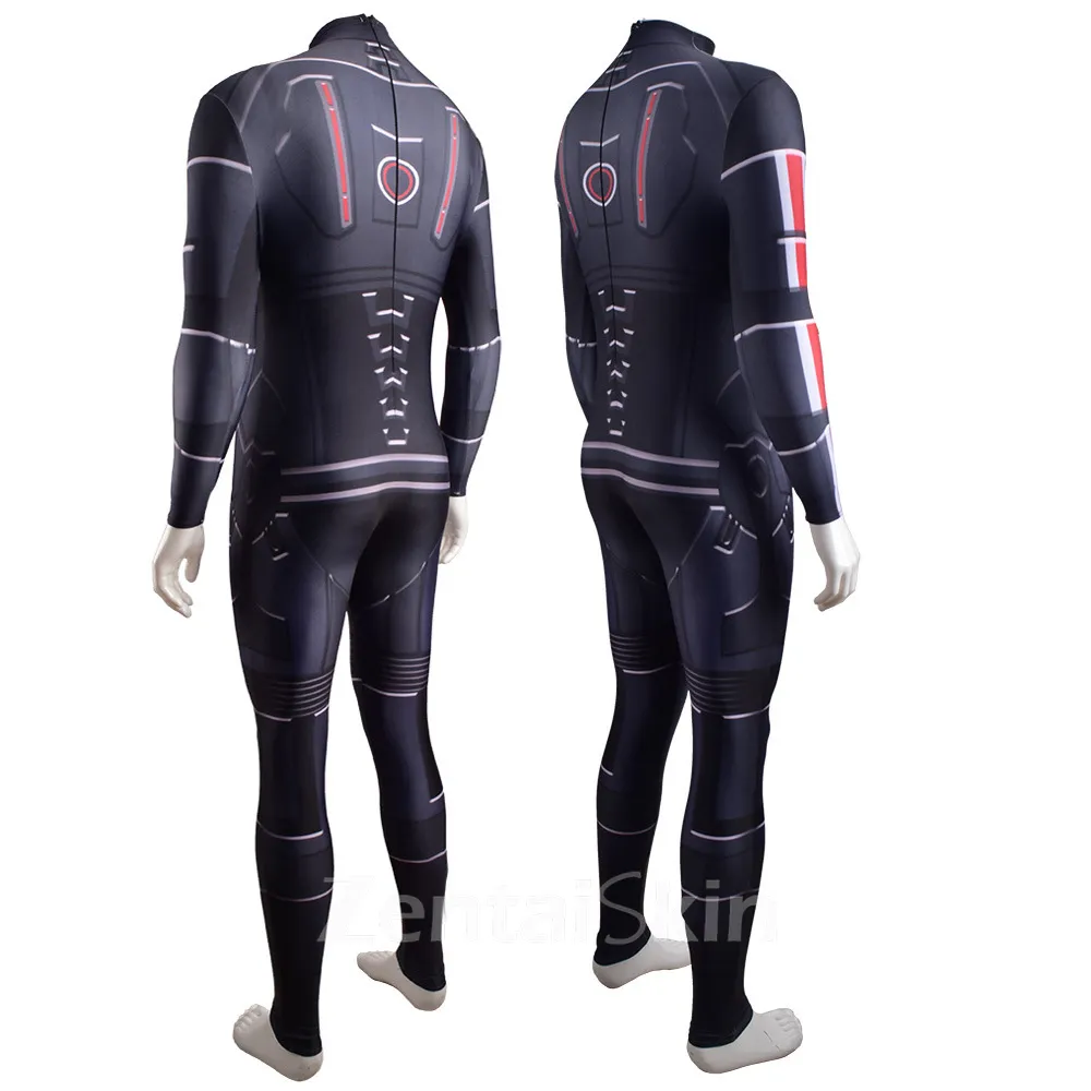 Second Skin Mass Effect 3 Cosplay Zentai Costume Cosplay Zentai Costume Mass Effect 3 Cosplay Zentai Costume Stage Costumes
