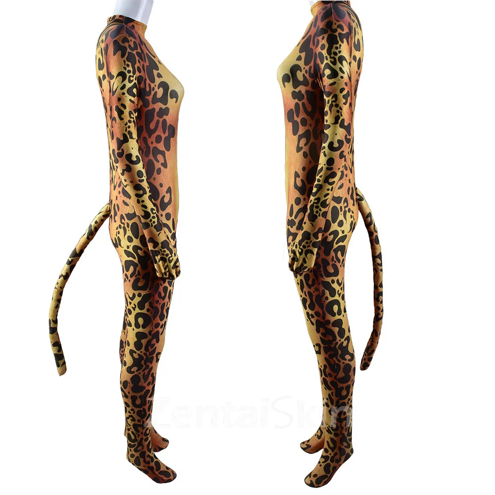 Second Skin Shenqi Woman 1984 Villain Hero Cheetah Cosplay Zentai Costume Cosplay Zentai Costumes