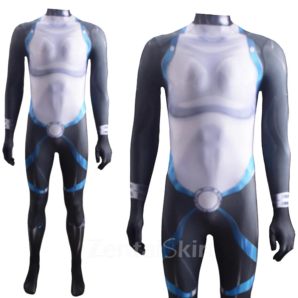 Second Skin X-men X-men Neena Thurman Domino Cosplay Zentai Costume Halloween Cosplay Zentai Costume