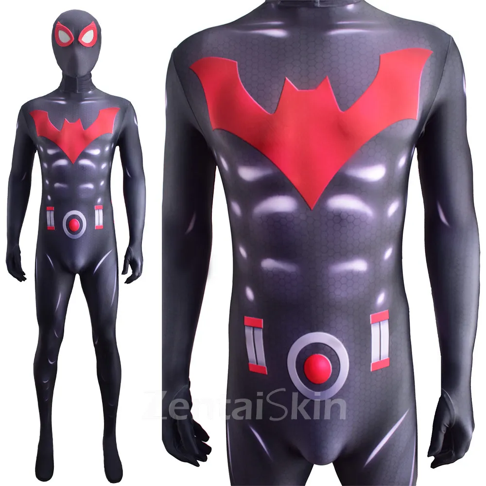 Zentai Second Skin Comic Book Hero Future Batman Beyond