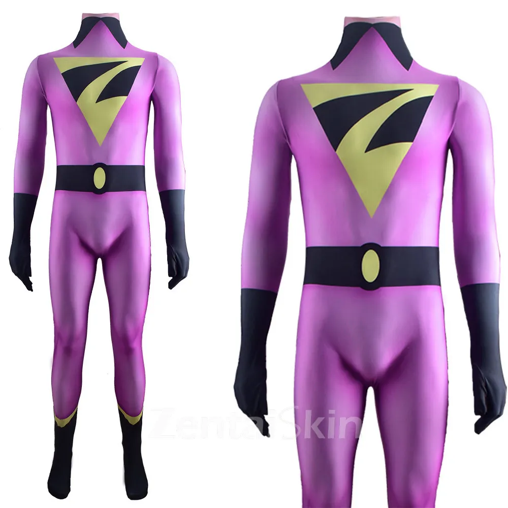 Second Skin Halloween Wonder Twins Costum One-piece Cosplay Zentai Show Costumes
