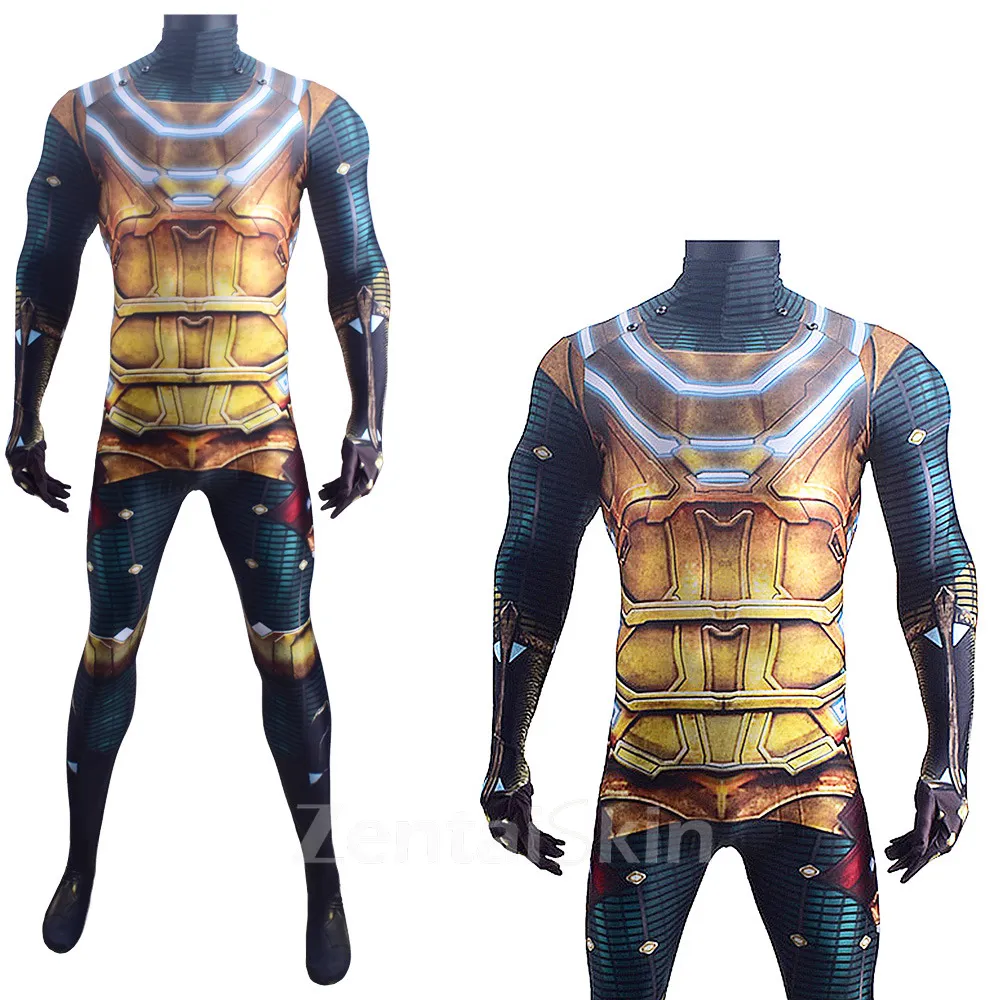 Second Skin Villain Hero Mysterio Cosplay Zentai Costume Stage Costumes Halloween Costumes
