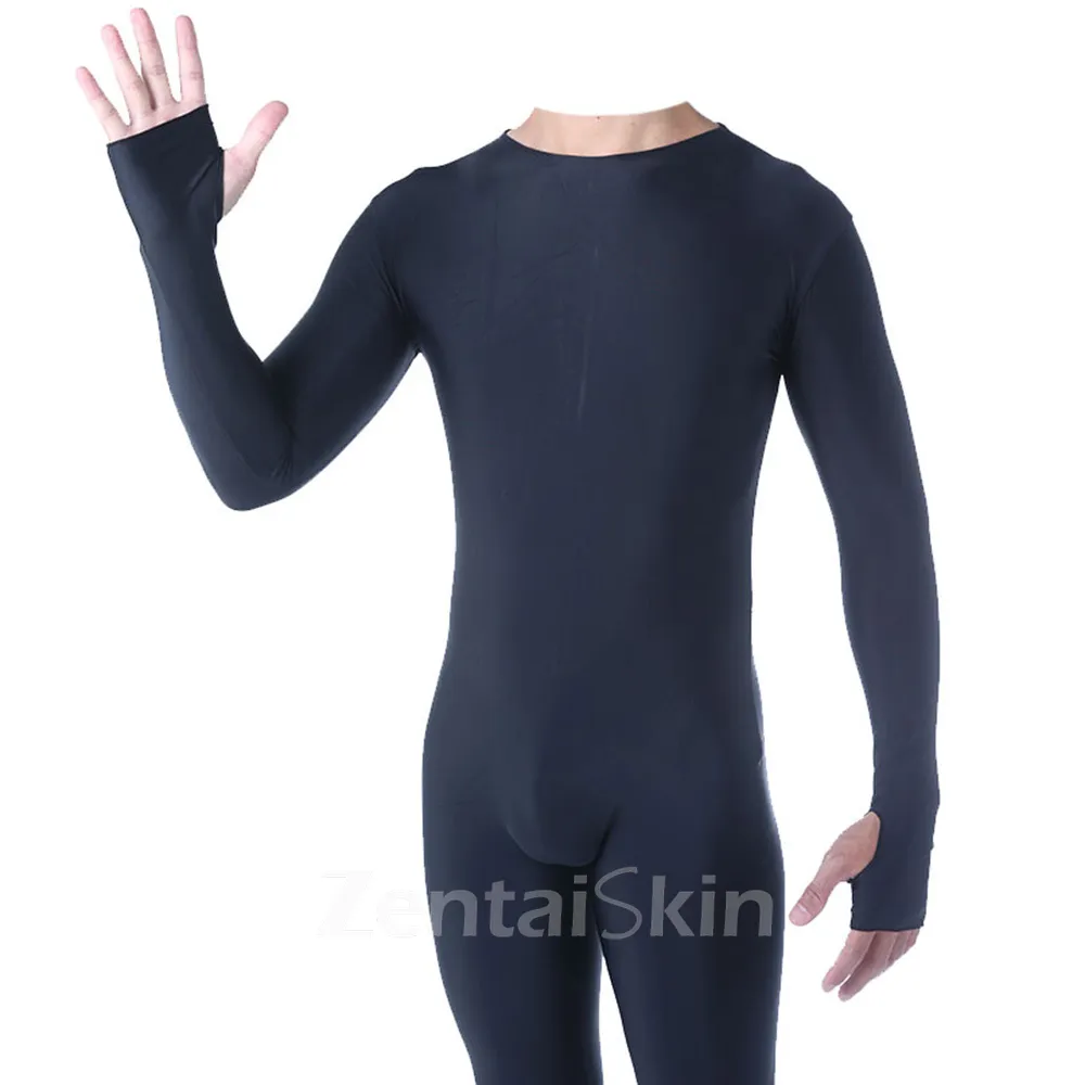 Zentai Second Skin Black Lingerie One-piece Undersuit Biack Cos Undersuit Halloween Costume