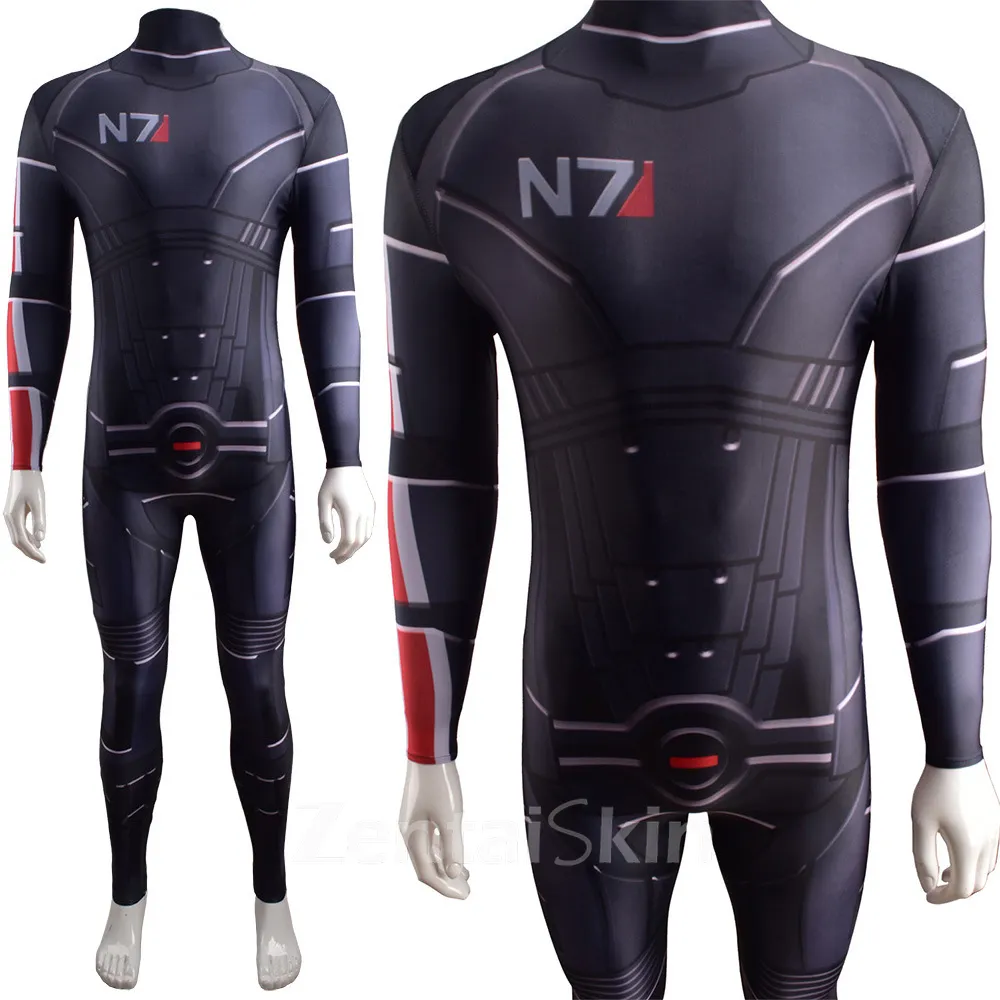 Second Skin Mass Effect 3 Cosplay Zentai Costume Cosplay Zentai Costume Mass Effect 3 Cosplay Zentai Costume Stage Costumes
