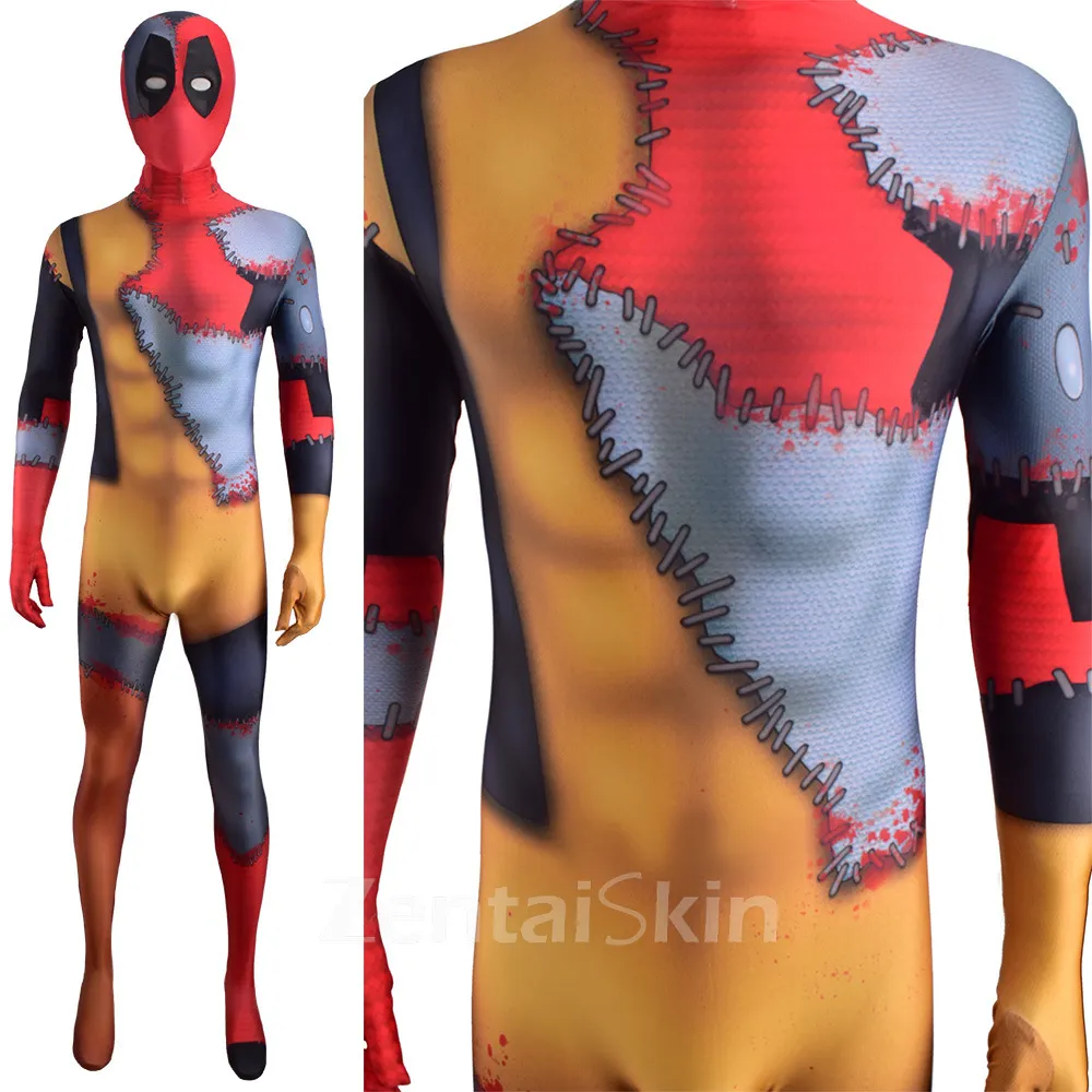 Second Skin Halloween Deadpool Evil-deadpool-preview Cosplay Zentai Costume Stage Costumes