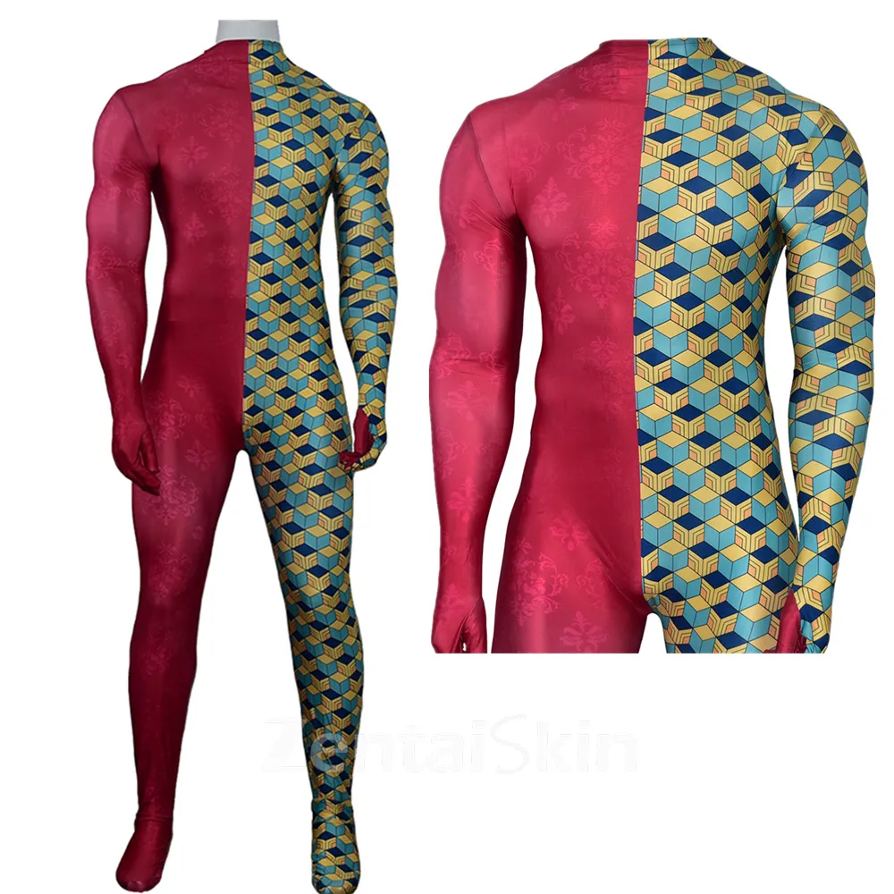 Second Skin Tomioka Giyuu Tomioka Yoshiyu Cosplay Zentai Costume Cos Stage Costumes Show Costumes