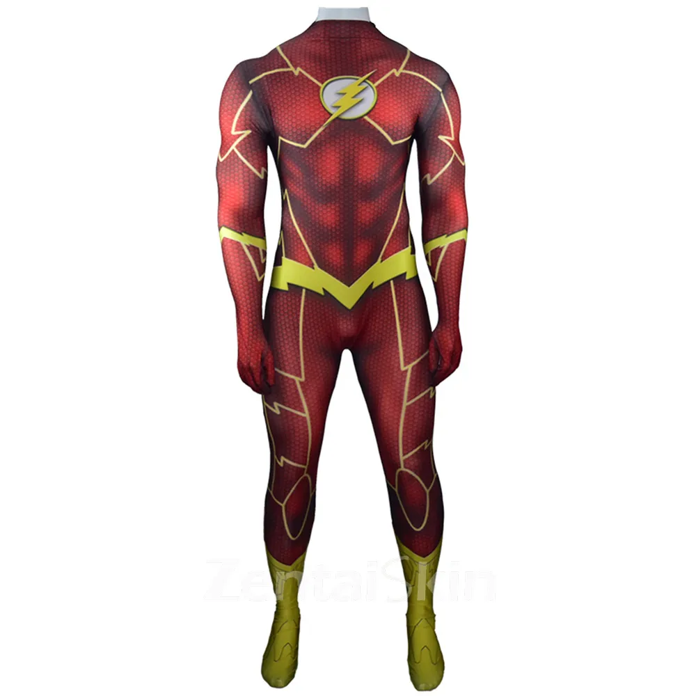 Second Skin DC Flash: the Flash Cosplay Zentai Costume Cosplay Zentai Show Costumes Tights