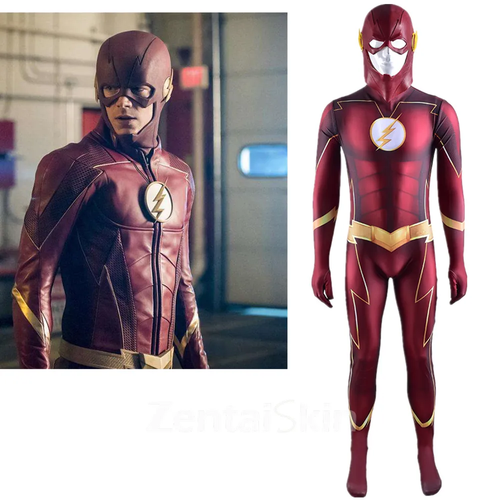 Second Skin the Flash Season 4 the Flash Cosplay Zentai Costume Stage Costumes Cosplay Zentai Costume Anime Show Costumes