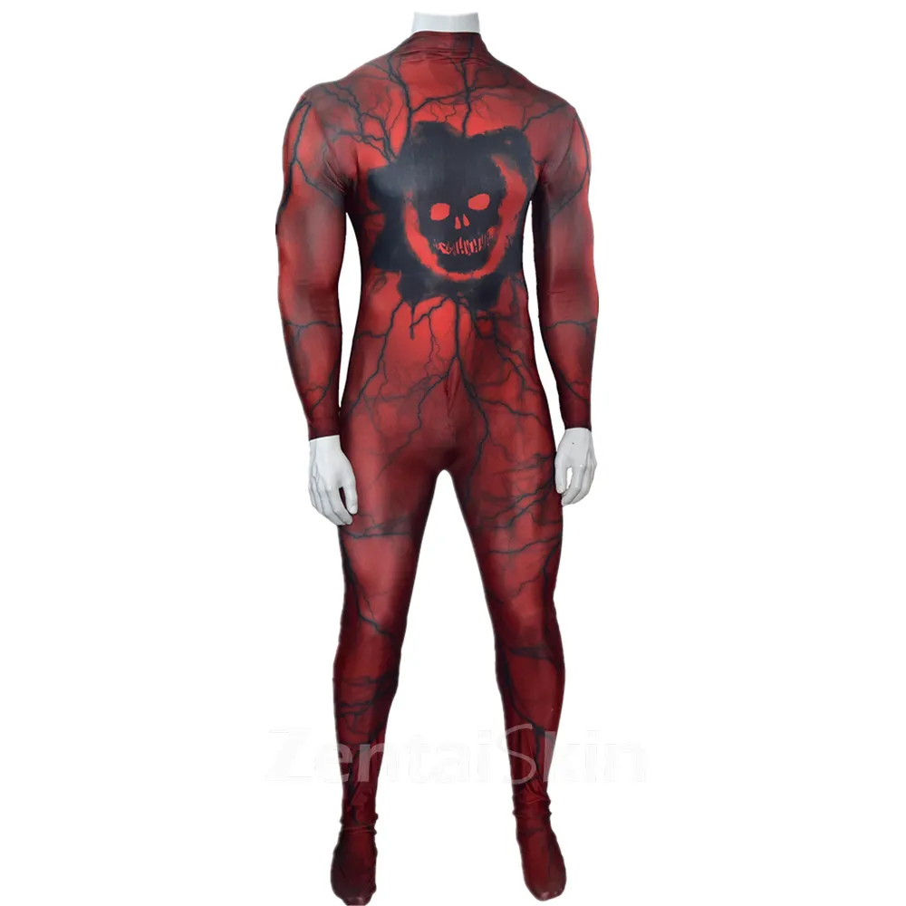 Second Skin Gears of War War Machine Cosplay Zentai Anime Costumes Tights Halloween Costumes