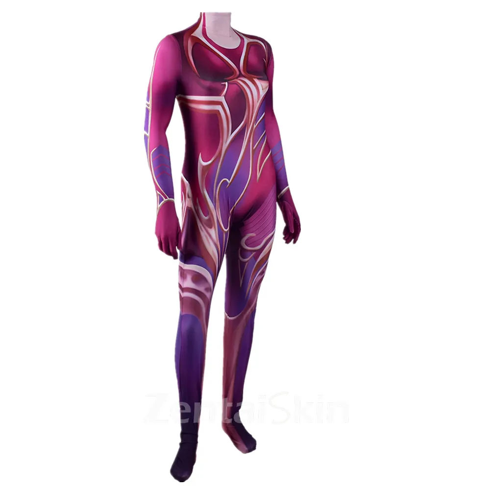 Son of the Stars - Solaka Soraka Nightbringer Skin Cosplay Zentai Anime Costume