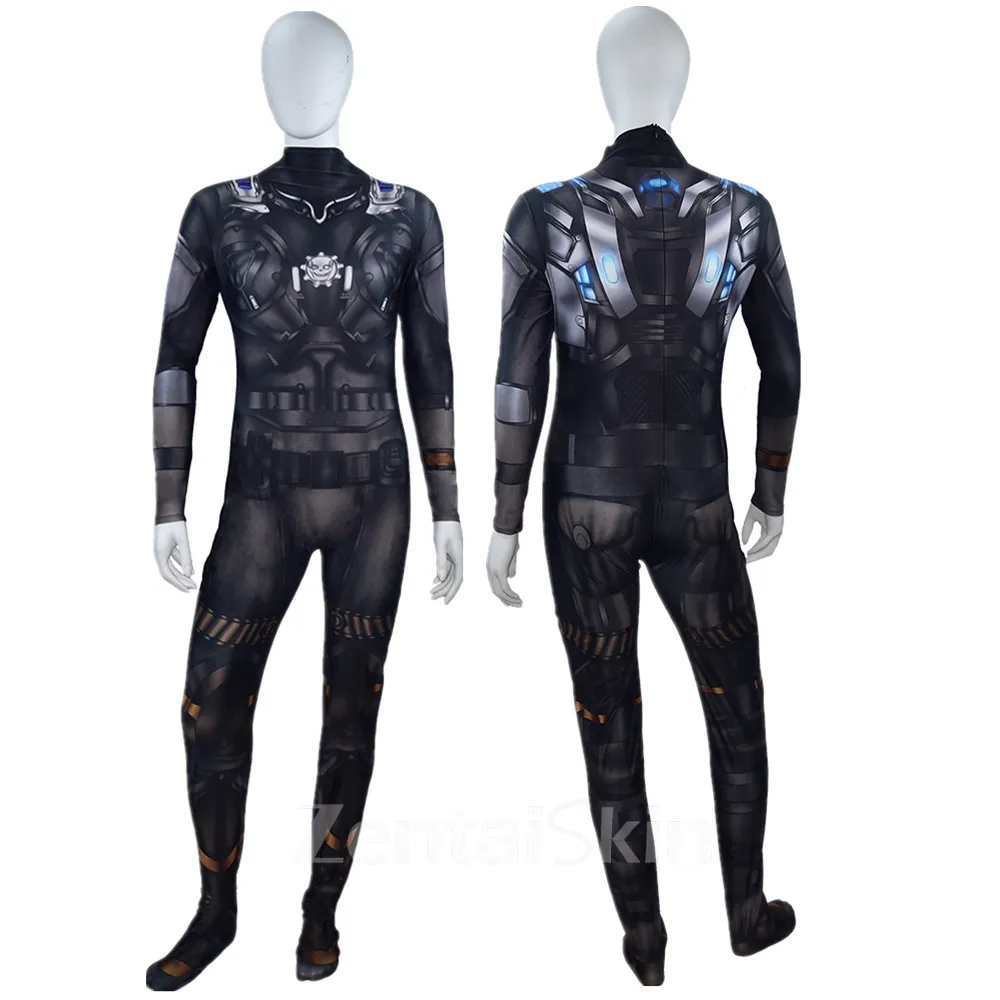 Second Skin Gears of War 5cos Kate Delise Female Cosplay Zentai Costume Cosplay Zentai Game Costume