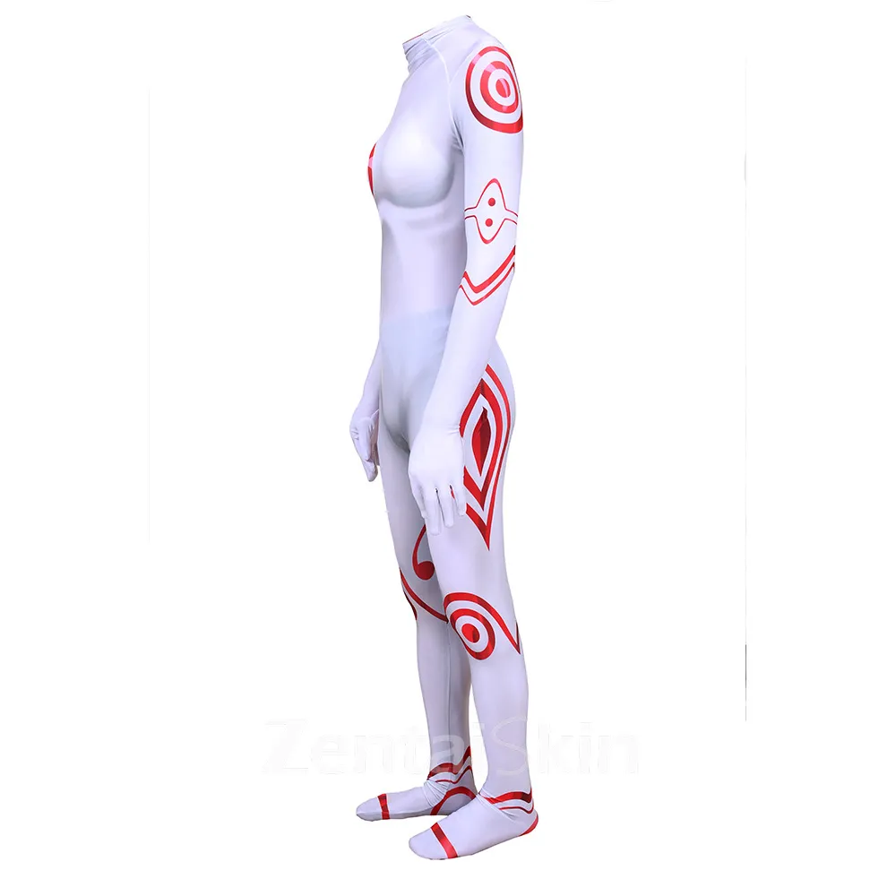 Second Skin Deadman Wonder Land Shiro Cosplay Zentai Costume Cosplay Zentai Costume