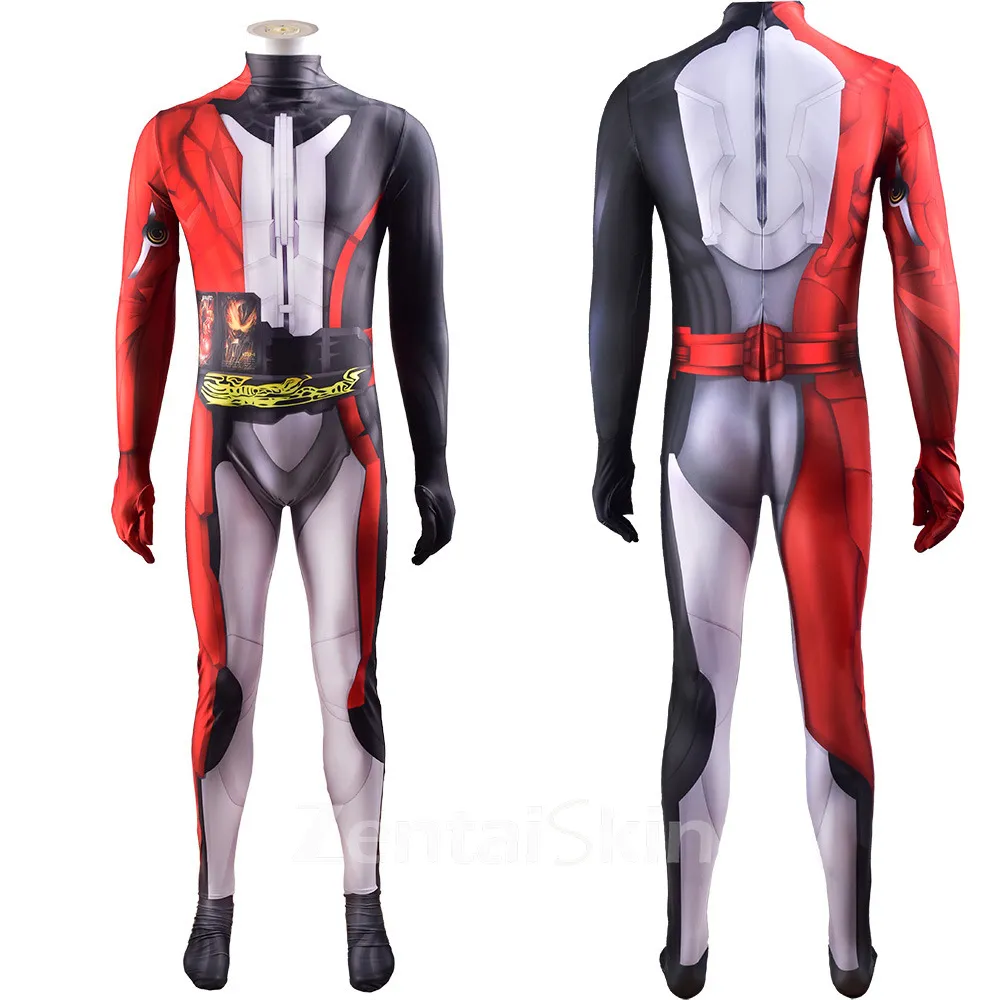 Second Skin Kamen Rider Gotchard Cosplay Zentai Costume Saber Cosplay Zentai Anime Tights