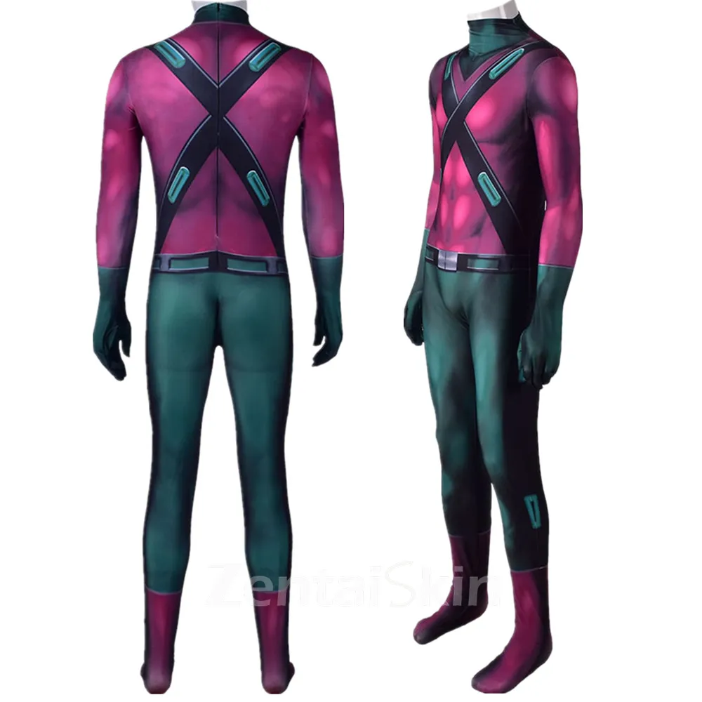 Second Skin Comic Book Superman Villain Lex Luthor Costumes Halloween Show Costumes Cosplay Zentai Show Costumes