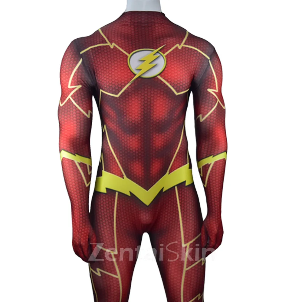 Second Skin DC Flash: the Flash Cosplay Zentai Costume Cosplay Zentai Show Costumes Tights