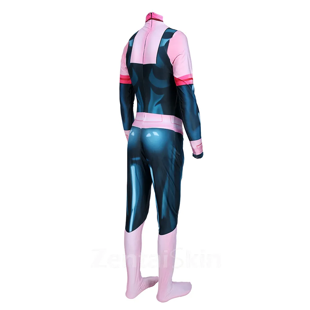 Second Skin My Hero Academia Liri Michako Cosplay Zentai One-piece Jumpsuit Halloween Cosplay Zentai Costume