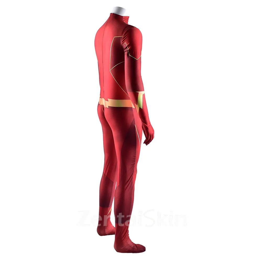 the Flash the Flash Costume Cosplay Zentai Skin Suit Halloween Costume