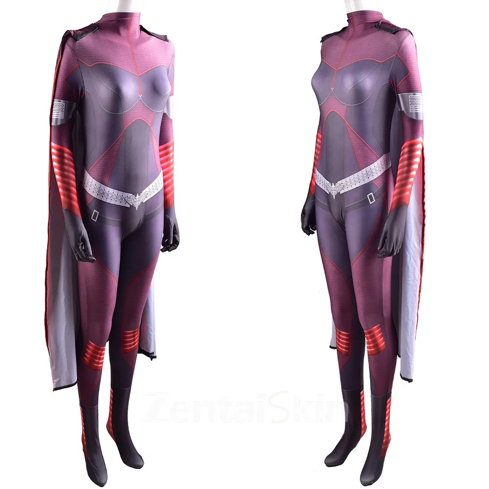 Second Skin Black Robe Picket 2 Storm Front Stormfront Cos Cosplay Zentai Costume Tights Halloween Costume