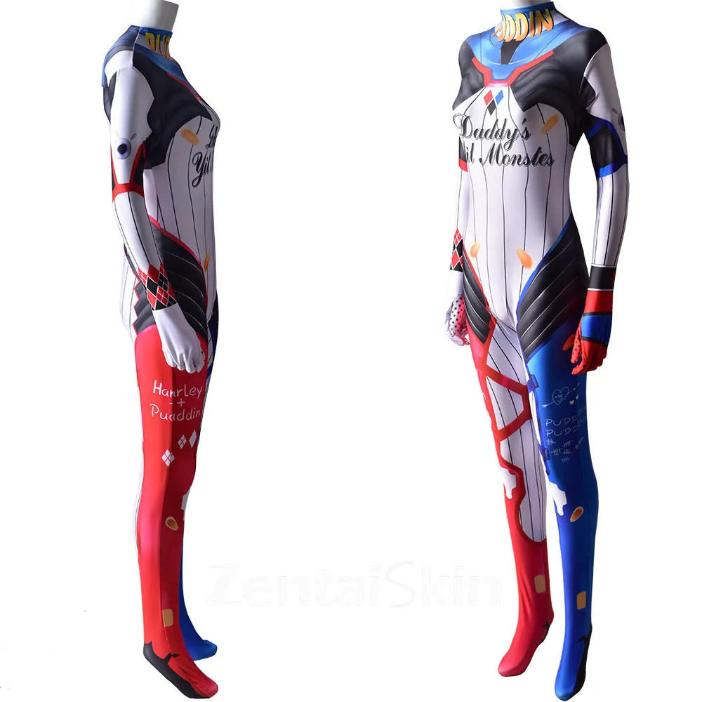 Second Skin Overwatch Cos Cosplay Zentai Costume Halloween Jumpsuit Stage Costumes Show Costumes