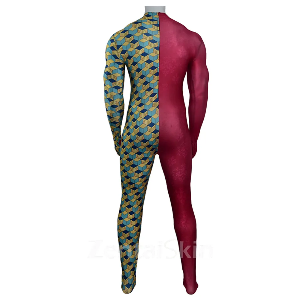 Second Skin Tomioka Giyuu Tomioka Yoshiyu Cosplay Zentai Costume Cos Stage Costumes Show Costumes